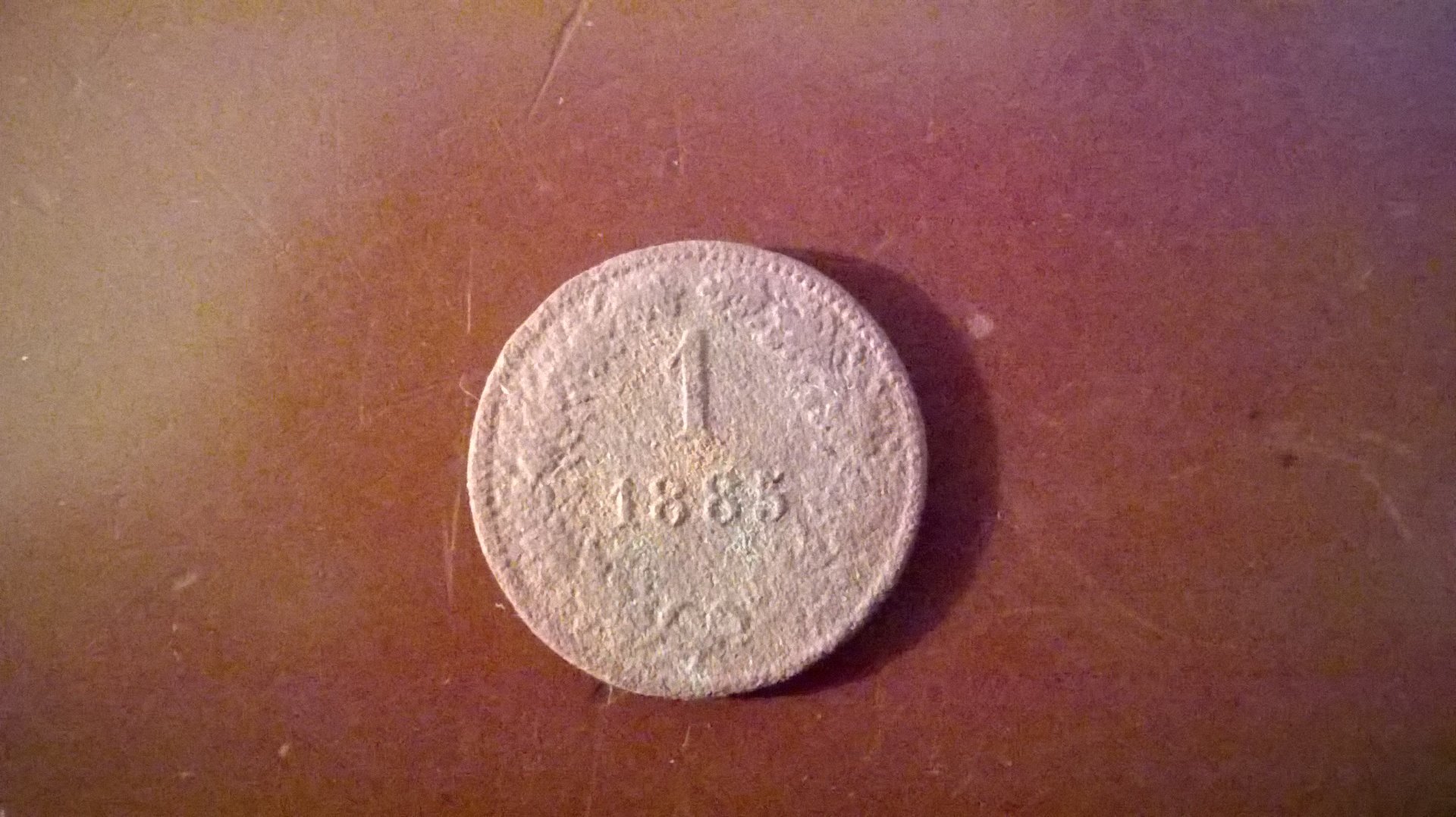 Německá mince z roku 1885